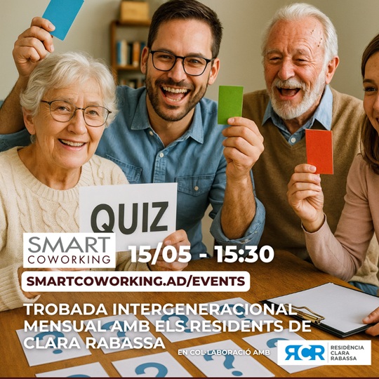 Trobada intergeneracional mensual amb residents de Clara Rabassa